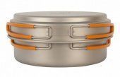 Фото Кастрюля титановая NZ ts-016 0.95+0.6L в магазине Турист