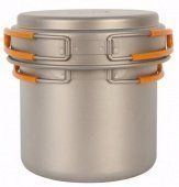 Фото Кастрюля титановая NZ ts-013 1200+400ml в магазине Турист