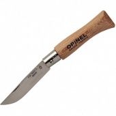 Нож Opinel №4 нерж. сталь, бук
