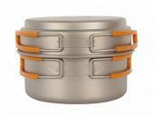 Фото Кастрюля титановая NZ ts-012 800+400ml в магазине Турист
