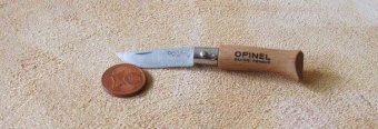 Нож Opinel №2 нерж. сталь, бук