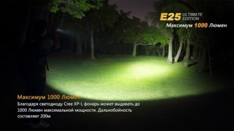 Фото Фонарь Fenix E25 Cree XP-L V5 в магазине Турист