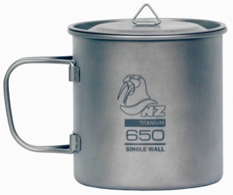 Фото Кастрюля с крышкой NZ Ti Cup 650 ml TM-650WL в магазине Турист